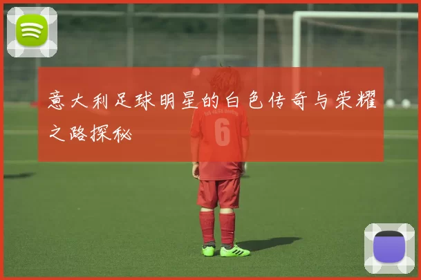 意大利足球明星的白色传奇与荣耀之路探秘
