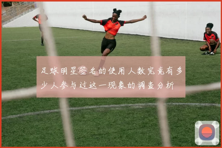 足球明星签名的使用人数究竟有多少人参与过这一现象的调查分析